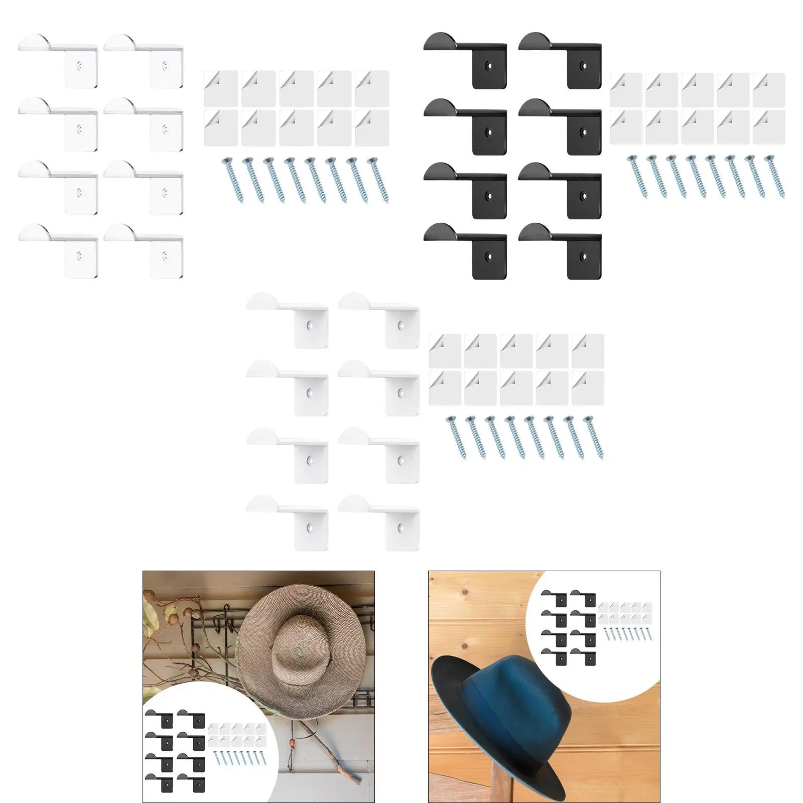 8x Hat Organizer Hat Hook for Wall Hat Hanger Portable Gifts Hat Stand Hat Rack for Apartment Dresser Bedroom Office Home
8x Hat Organizer Hat Hook for Wall Hat Hanger Portable Gifts Hat Stand Hat Rack for Apartment Dresser Bedroom Office Home
