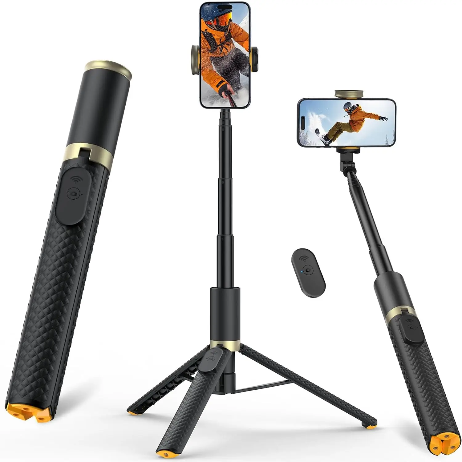 160CM Phone Tripod & Selfie Stick, Tripod for IPhone with Remote, Portable, Lightweight Travel Stand for Selfies Video
160CM Phone Tripod & Selfie Stick, Tripod for IPhone with Remote, Portable, Lightweight Travel Stand for Selfies Video