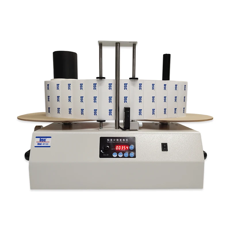 Bsc R150 Label Counter Machine 300mm Small Reel to Reel Rewinder with Digital Counter Automatic Label Rewinder
Bsc R150 Label Counter Machine 300mm Small Reel to Reel Rewinder with Digital Counter Automatic Label Rewinder