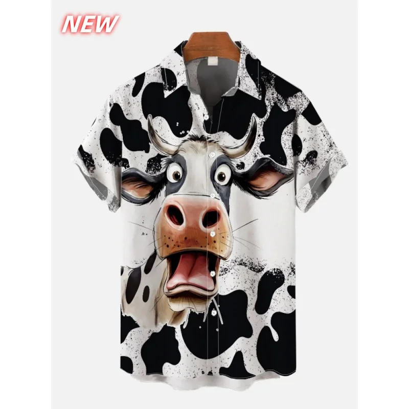 Cattle Sheep Pattern Hawaiian Shirt Men Shark 3D Printed Short Sleeve Blouse Casual Vacation Beachwear Button Loose Aloha Shirts
Cattle Sheep Pattern Hawaiian Shirt Men Shark 3D Printed Short Sleeve Blouse Casual Vacation Beachwear Button Loose Aloha Shirts