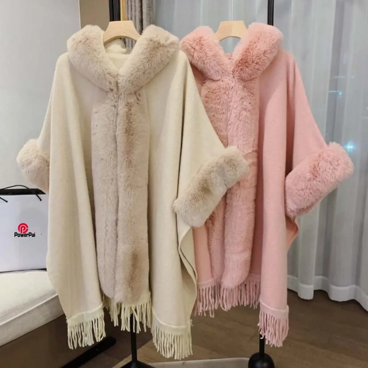 Fashion Trends Faux Rex Rabbit Fur Coat Cape Hooded Tassels Wool Blends Cardigan Cloak Women Fall Overcoat Poncho Wraps X1164
Fashion Trends Faux Rex Rabbit Fur Coat Cape Hooded Tassels Wool Blends Cardigan Cloak Women Fall Overcoat Poncho Wraps X1164