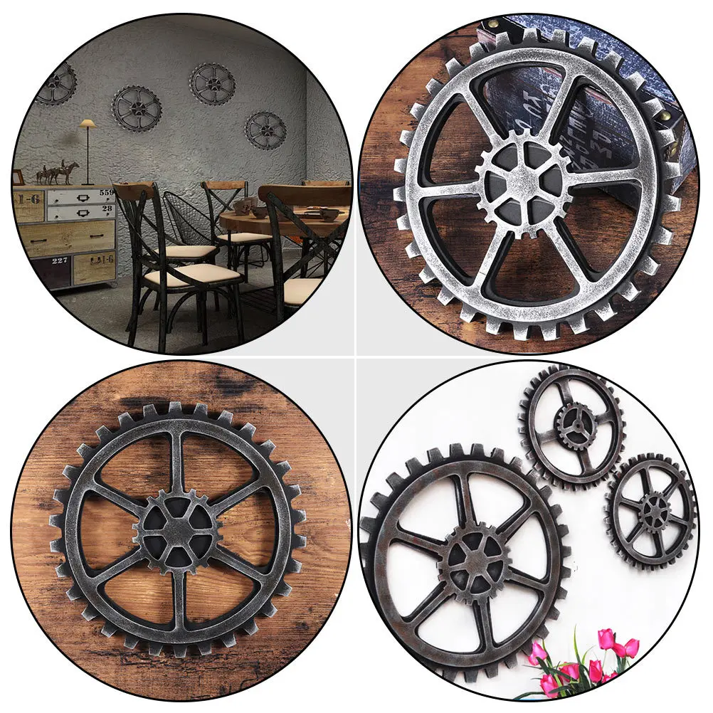 2Pcs Wooden Gear Wall Hanging Vintage Style Retro Wall Decor for Home Bar Cafe Office Living Room Unique Ornament
2Pcs Wooden Gear Wall Hanging Vintage Style Retro Wall Decor for Home Bar Cafe Office Living Room Unique Ornament