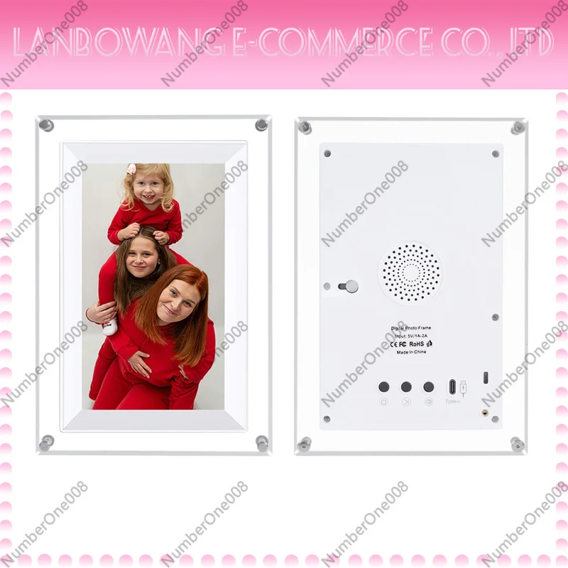 Acrylic Digital Photo Frame 7 Inch 2000mAh 1024×600 WIFI Vertical Display IPS Screen 8G Memory Multi-function picture video
Acrylic Digital Photo Frame 7 Inch 2000mAh 1024×600 WIFI Vertical Display IPS Screen 8G Memory Multi-function picture video