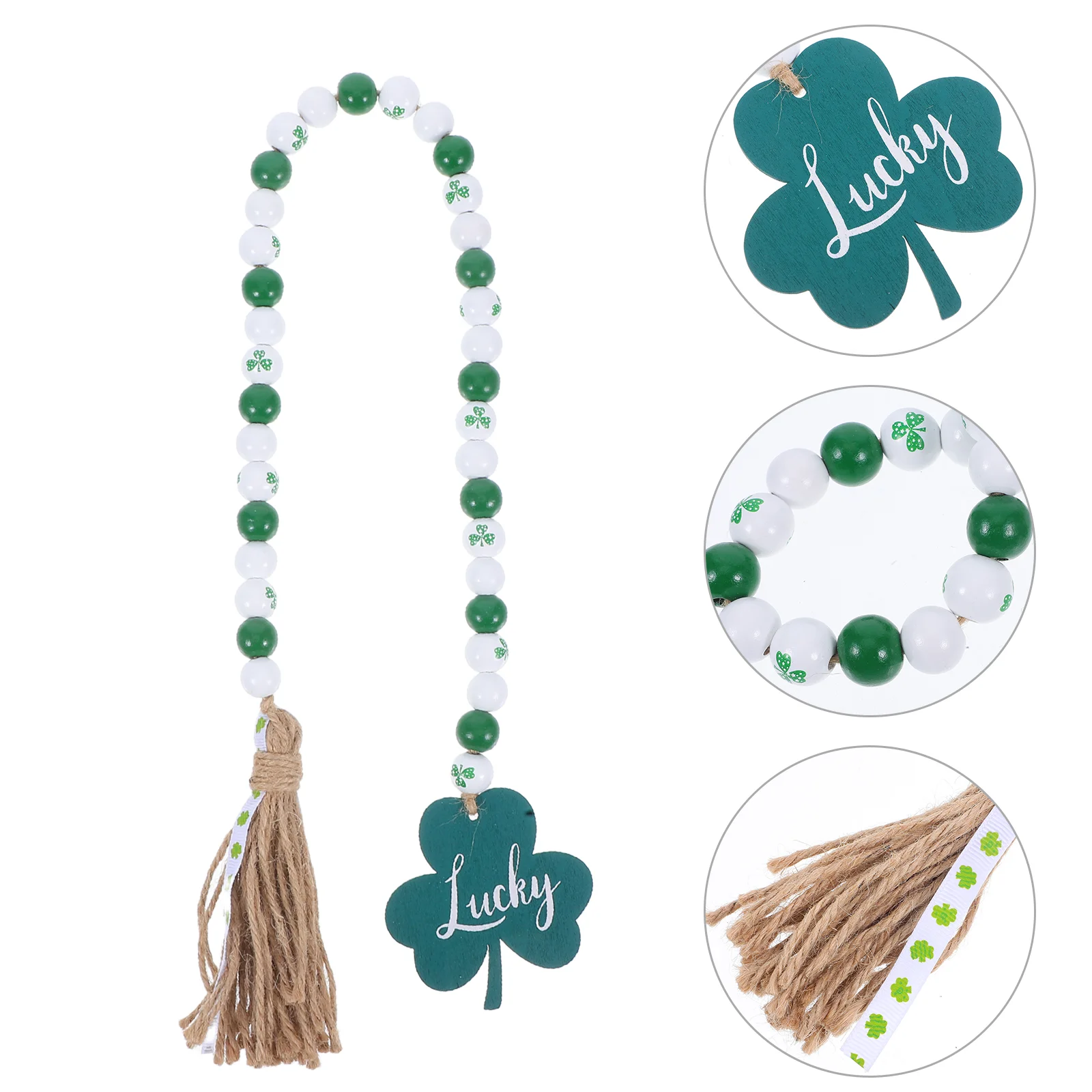 Green Garland Irish Day Beads St Patricks Tiered Tray Decorations Wooden Ornaments
Green Garland Irish Day Beads St Patricks Tiered Tray Decorations Wooden Ornaments