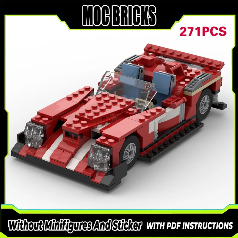 Speed Racing Car Model MOC Building Bricks GTR-1 Racing Car Modular Technology Gifts Holiday Assemble Children Toys Suit
Speed Racing Car Model MOC Building Bricks GTR-1 Racing Car Modular Technology Gifts Holiday Assemble Children Toys Suit