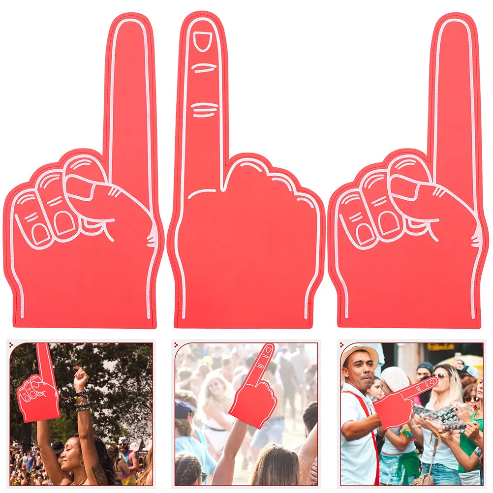 5Pcs Foam Finger Hand Cheer Gloves Sports Cheering Props Lightweight Reusable Sports Fan Accessories for Football Events Party
5Pcs Foam Finger Hand Cheer Gloves Sports Cheering Props Lightweight Reusable Sports Fan Accessories for Football Events Party