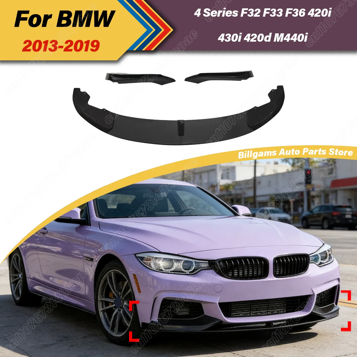 For BMW 4 Series F32 F33 F36 420i 430i 420d M440i 2013 2014 2015 2016 2017 2018 2019 Car Front Bumper Spoiler Lip Decoration Kit
For BMW 4 Series F32 F33 F36 420i 430i 420d M440i 2013 2014 2015 2016 2017 2018 2019 Car Front Bumper Spoiler Lip Decoration Kit