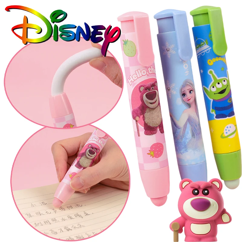 Стирательная резинка Disney Lotso, канцелярские принадлежности для студентов, детский стирательный ластик в стиле аниме Эльзы, стирательная резинка в виде сердечника, подарки
Стирательная резинка Disney Lotso, канцелярские принадлежности для студентов, детский стирательный ластик в стиле аниме Эльзы, стирательная резинка в виде сердечника, подарки
