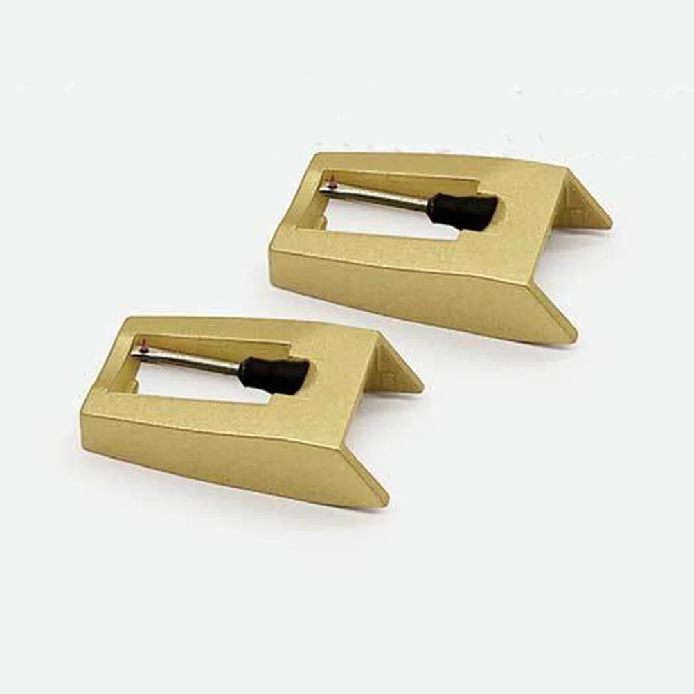 2pcs Stylus for Record Player Turntable Needles Golden Aluminum Vintage Replacement Vinyl Phonograph Needle
2pcs Stylus for Record Player Turntable Needles Golden Aluminum Vintage Replacement Vinyl Phonograph Needle