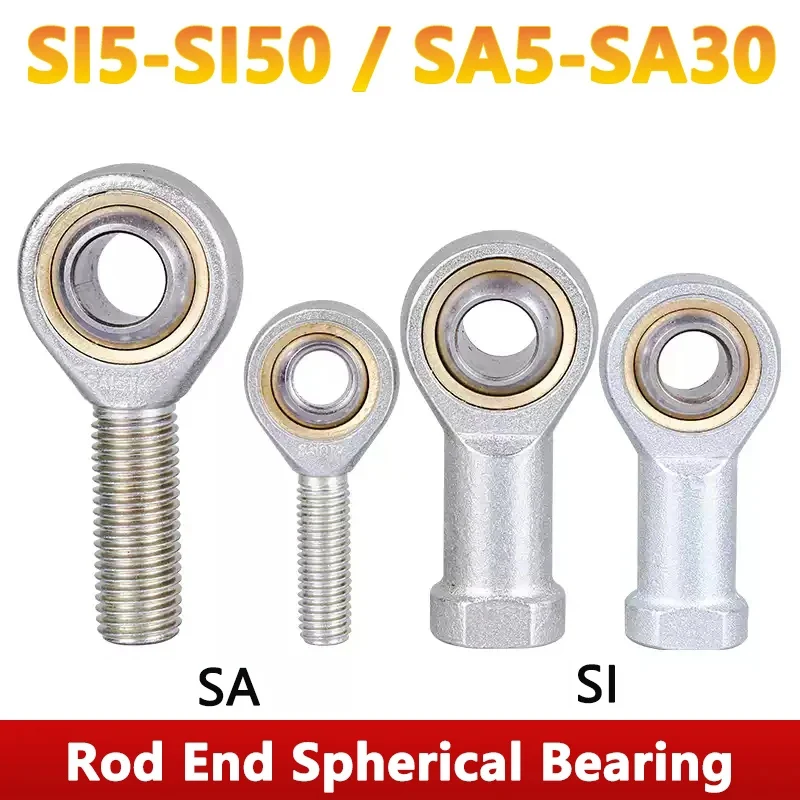 1pc Rod End Spherical Bearings M5 M6 M8 M10 M12 M14 M16 M18-M50 Male/Female SA SI T/K Ball Joint Metric Threaded Rod End Bearing
1pc Rod End Spherical Bearings M5 M6 M8 M10 M12 M14 M16 M18-M50 Male/Female SA SI T/K Ball Joint Metric Threaded Rod End Bearing