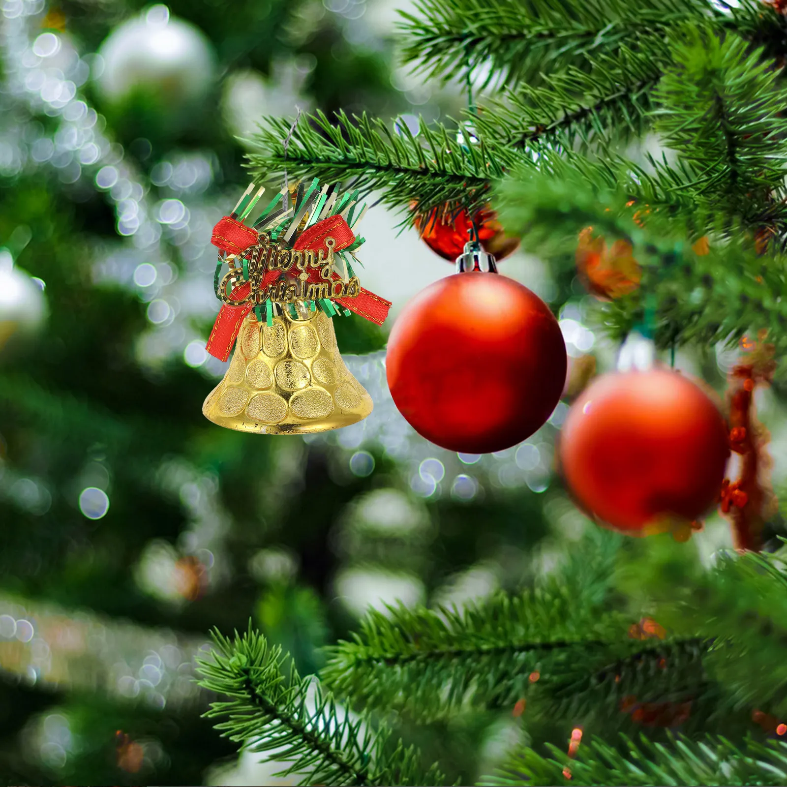 16Pcs Christmas Golden Jingle Bells Red Bow Plastic Ornaments Hanging Tree Wreath Garland Door Hanger Decorations
16Pcs Christmas Golden Jingle Bells Red Bow Plastic Ornaments Hanging Tree Wreath Garland Door Hanger Decorations