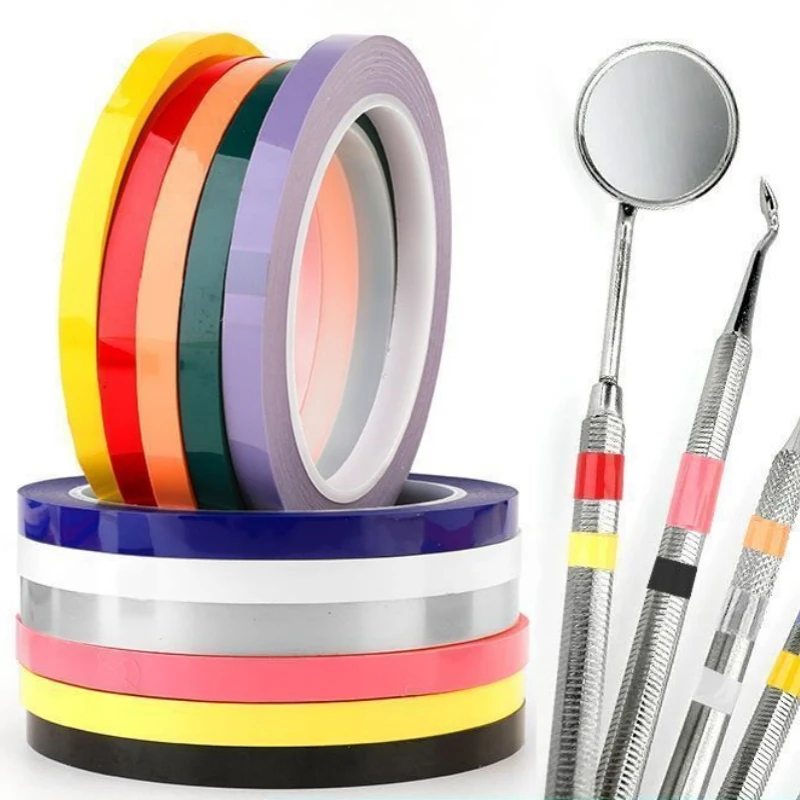 1 Roll Colorful Dental Instruments Identification Tape 5mm X 66m Dental Marking Tape Autoclavable
1 Roll Colorful Dental Instruments Identification Tape 5mm X 66m Dental Marking Tape Autoclavable