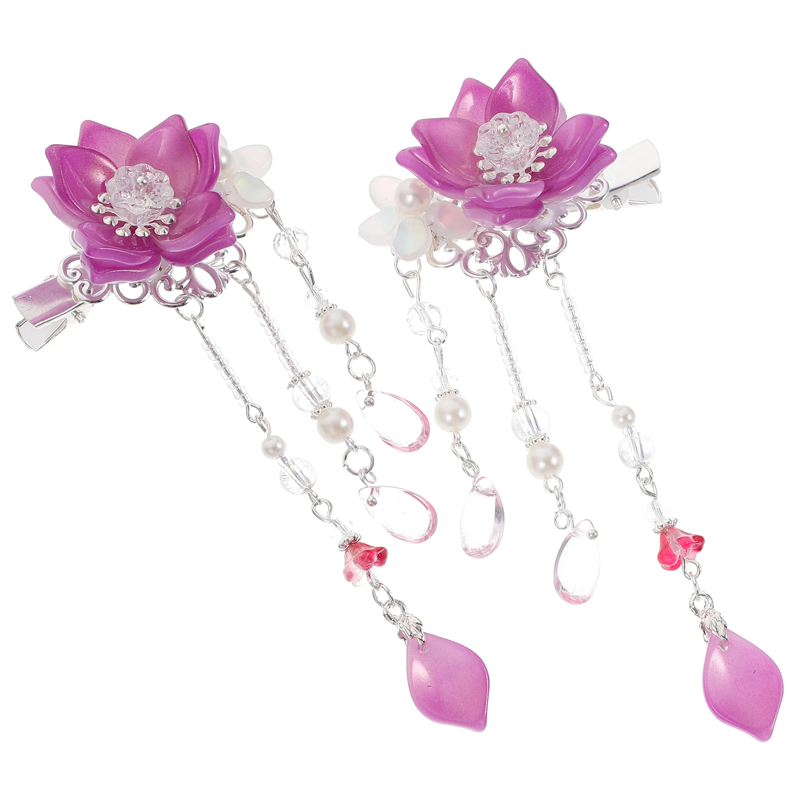 Flower Hairpins Style Flower Hair Clips Tassel Decorations Hanfu Accessories Women Hair Clips Chinese Barrettes
Flower Hairpins Style Flower Hair Clips Tassel Decorations Hanfu Accessories Women Hair Clips Chinese Barrettes
