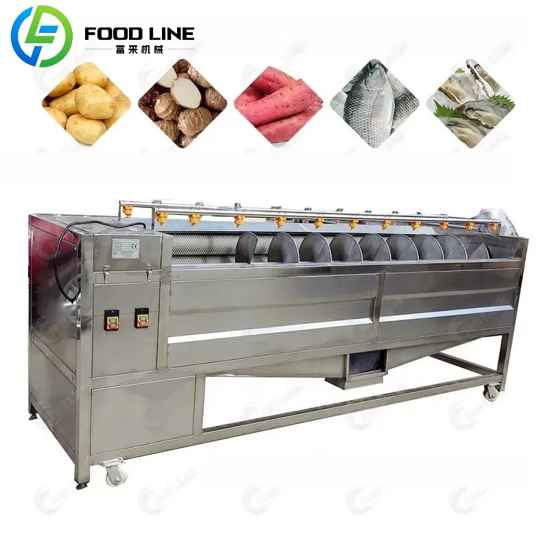 Cassava Potato Peeling Machine Fruit Polishing Machine Carrot Yam Fruit Peeling Machine Peeler and Washer
Cassava Potato Peeling Machine Fruit Polishing Machine Carrot Yam Fruit Peeling Machine Peeler and Washer