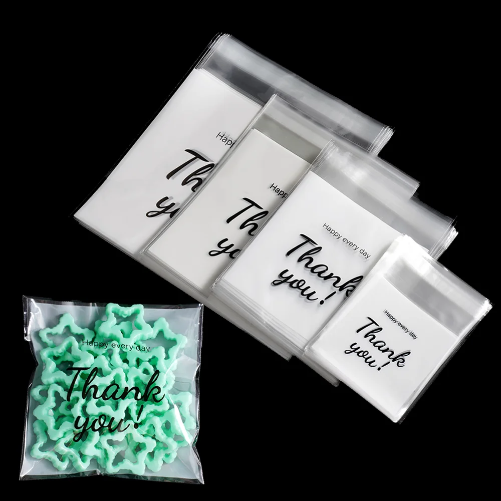 100pcs/lot Thank you Plastic Bags Self-Adhesive Bags for Homemade Party Gifts Beads Earrings Bag DIY Jewelry Packaging Bag
100pcs/lot Thank you Plastic Bags Self-Adhesive Bags for Homemade Party Gifts Beads Earrings Bag DIY Jewelry Packaging Bag