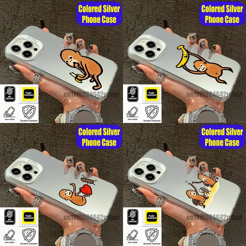 For Cartoon Cute Funny Monkey Phone Case iPhone 15,17,11,14,13,16,12,E,Max,Plus,Air,Pro,Mini Custom Color Silver Cover
For Cartoon Cute Funny Monkey Phone Case iPhone 15,17,11,14,13,16,12,E,Max,Plus,Air,Pro,Mini Custom Color Silver Cover