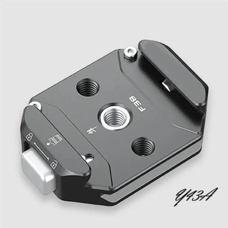 Y43A-F38 Multi-Hole Quick Release Base Universal DSLR Camera Gimbal Arcaswiss Quick Switch Adapter 1/4Inch 3/8Inch
Y43A-F38 Multi-Hole Quick Release Base Universal DSLR Camera Gimbal Arcaswiss Quick Switch Adapter 1/4Inch 3/8Inch