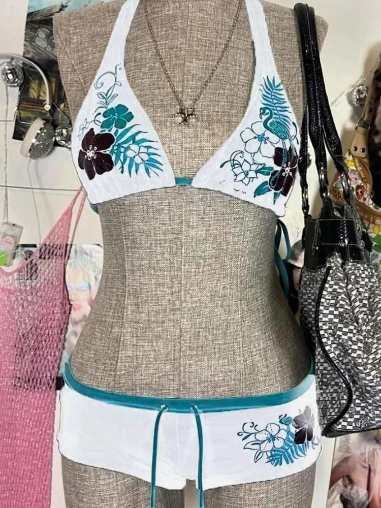 2 Piece Set Women Split Swimsuit Beach Bikini 2025 New Summer Swimwear Bikinis Set Sexy Hottie Print Laced Up Backless Bikini
2 Piece Set Women Split Swimsuit Beach Bikini 2025 New Summer Swimwear Bikinis Set Sexy Hottie Print Laced Up Backless Bikini