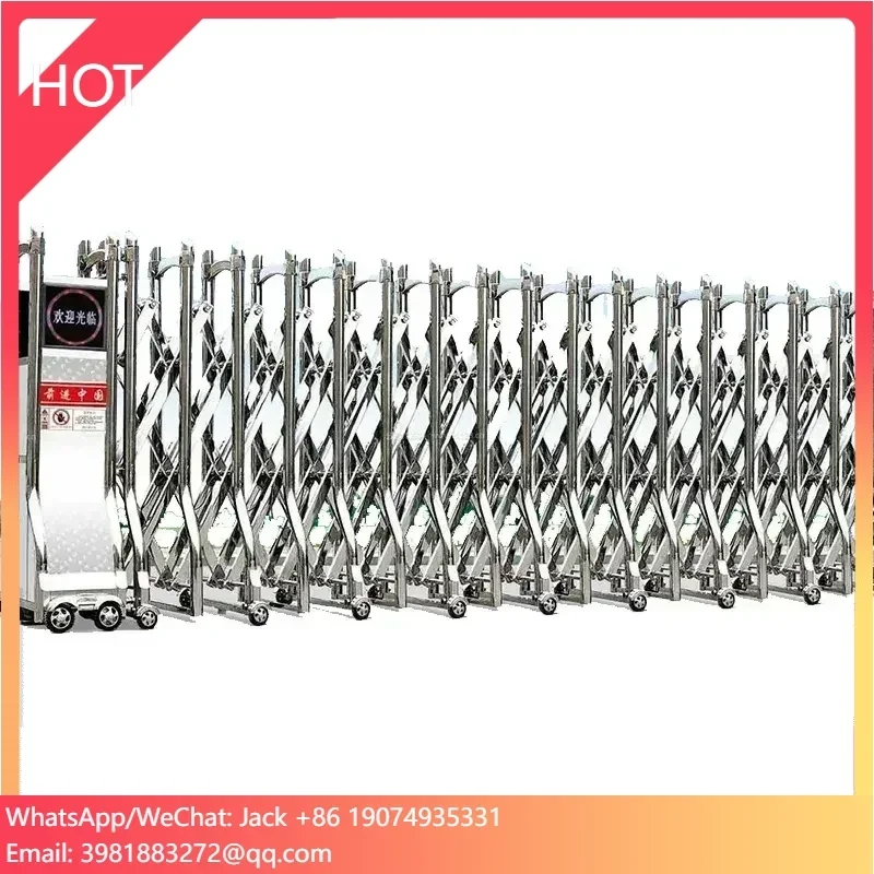 Motorized 304 stainless steel automatic sliding retractable industrial main entrance driveway outdoor safety gate
Motorized 304 stainless steel automatic sliding retractable industrial main entrance driveway outdoor safety gate