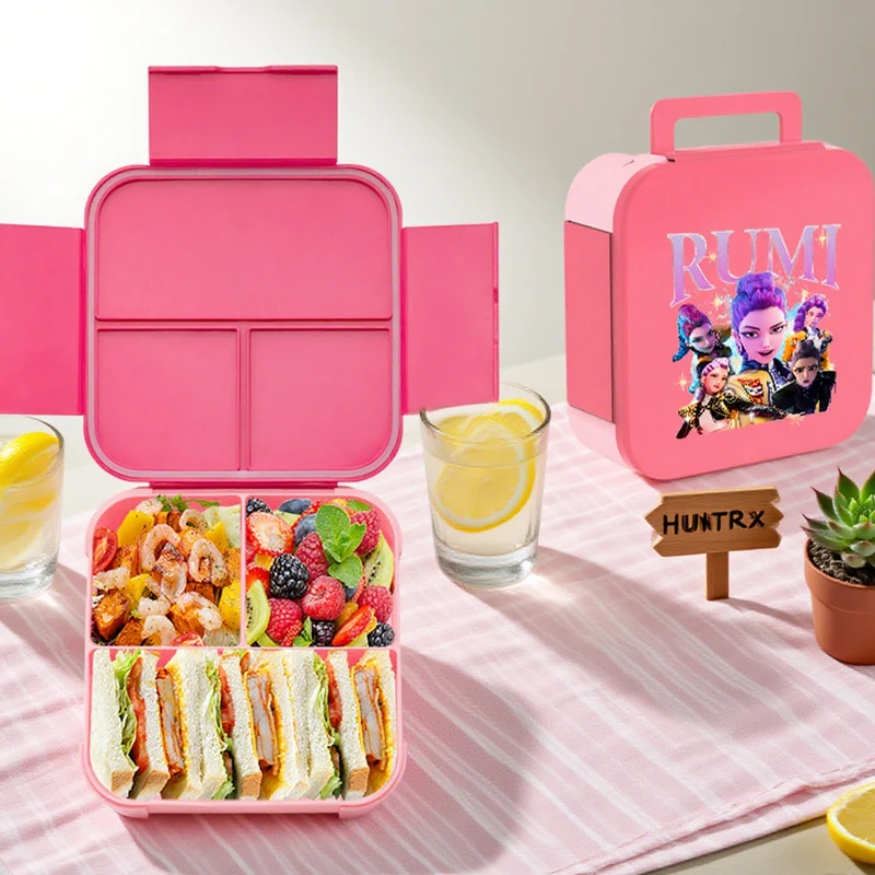 2025new KPop Demon Hunters Lunch Box Girl Portable Bento Box Anime Food Container Office Staff Students Available Microwave Heat
2025new KPop Demon Hunters Lunch Box Girl Portable Bento Box Anime Food Container Office Staff Students Available Microwave Heat