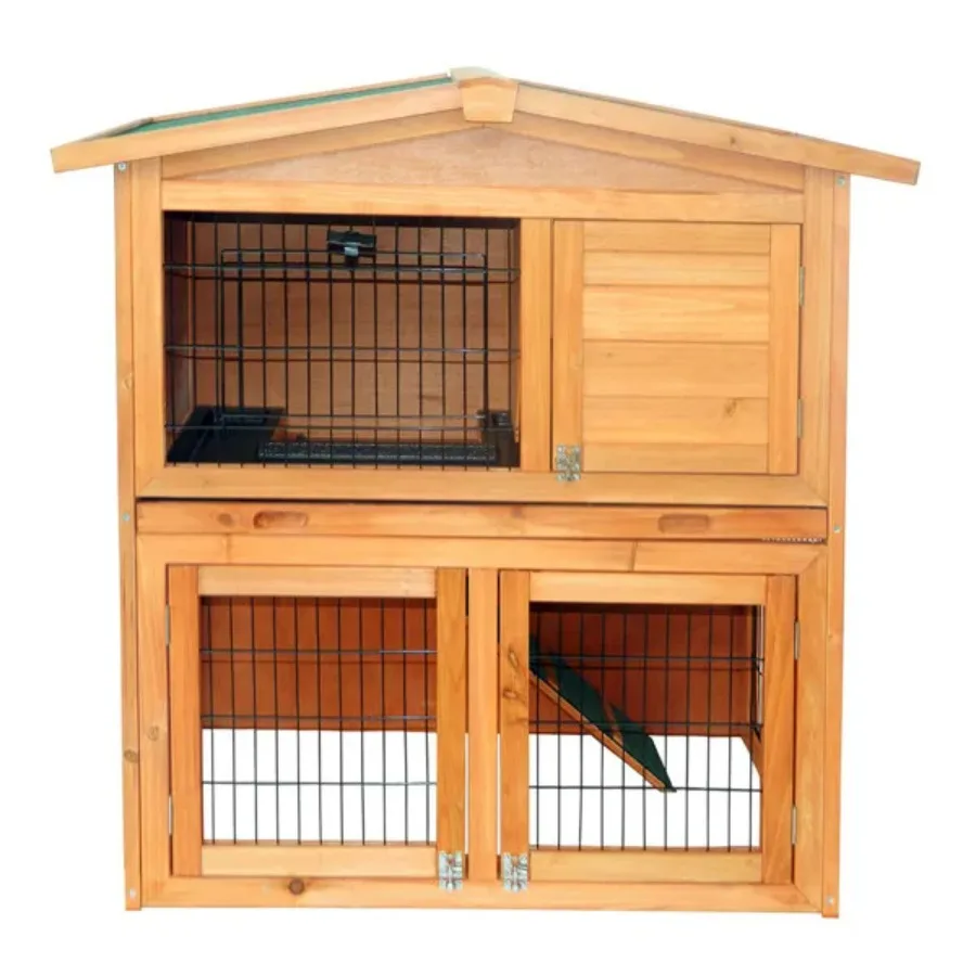 40" Triangle Roof Waterproof Wooden Rabbit Hutch A-Frame Pet Cage Wood Small House Chicken Coop Natu
40" Triangle Roof Waterproof Wooden Rabbit Hutch A-Frame Pet Cage Wood Small House Chicken Coop Natu