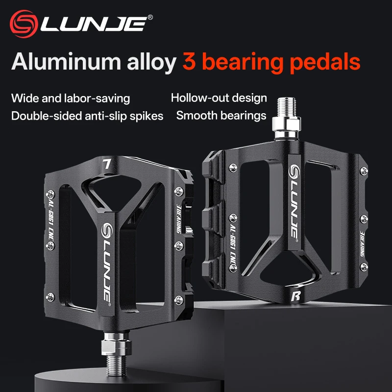Mountain Bike Pedal Road Bike Aluminum Alloy Anti slip 3 Peilin Bearings Pedal Riding
Mountain Bike Pedal Road Bike Aluminum Alloy Anti slip 3 Peilin Bearings Pedal Riding