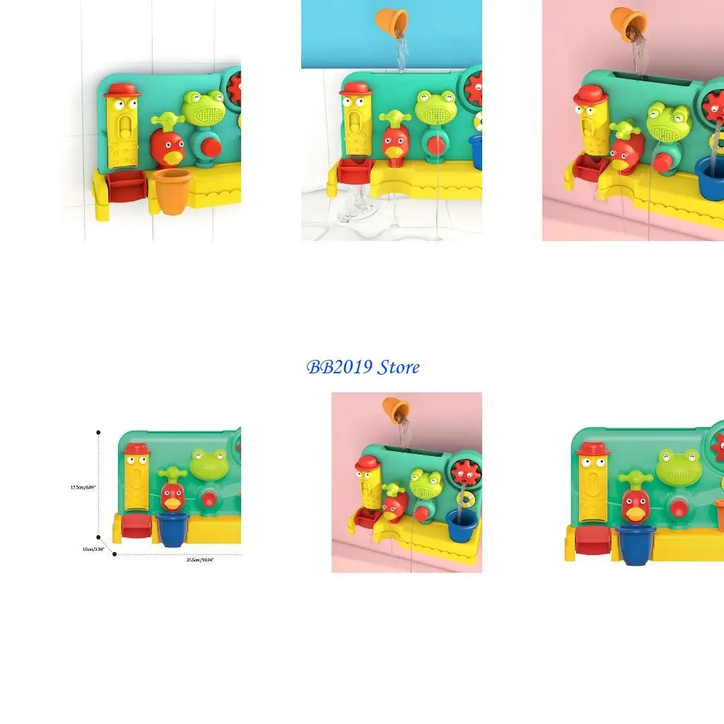 Q0KB Colorful Baby Bath Toy Fixed with Suction Cup Kid’s Bathing Toy Water for Play G
Q0KB Colorful Baby Bath Toy Fixed with Suction Cup Kid’s Bathing Toy Water for Play G