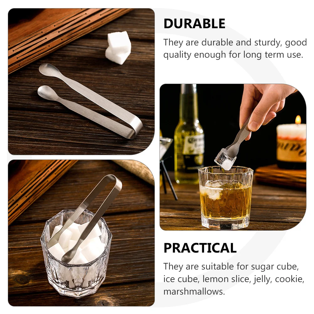 3pcs Stainless Steel Ice Tongs Food Serving Tongs For Sugar Cube Lemon Slice Jelly Cookie Marshmallows Kitchen Barbecue
3pcs Stainless Steel Ice Tongs Food Serving Tongs For Sugar Cube Lemon Slice Jelly Cookie Marshmallows Kitchen Barbecue