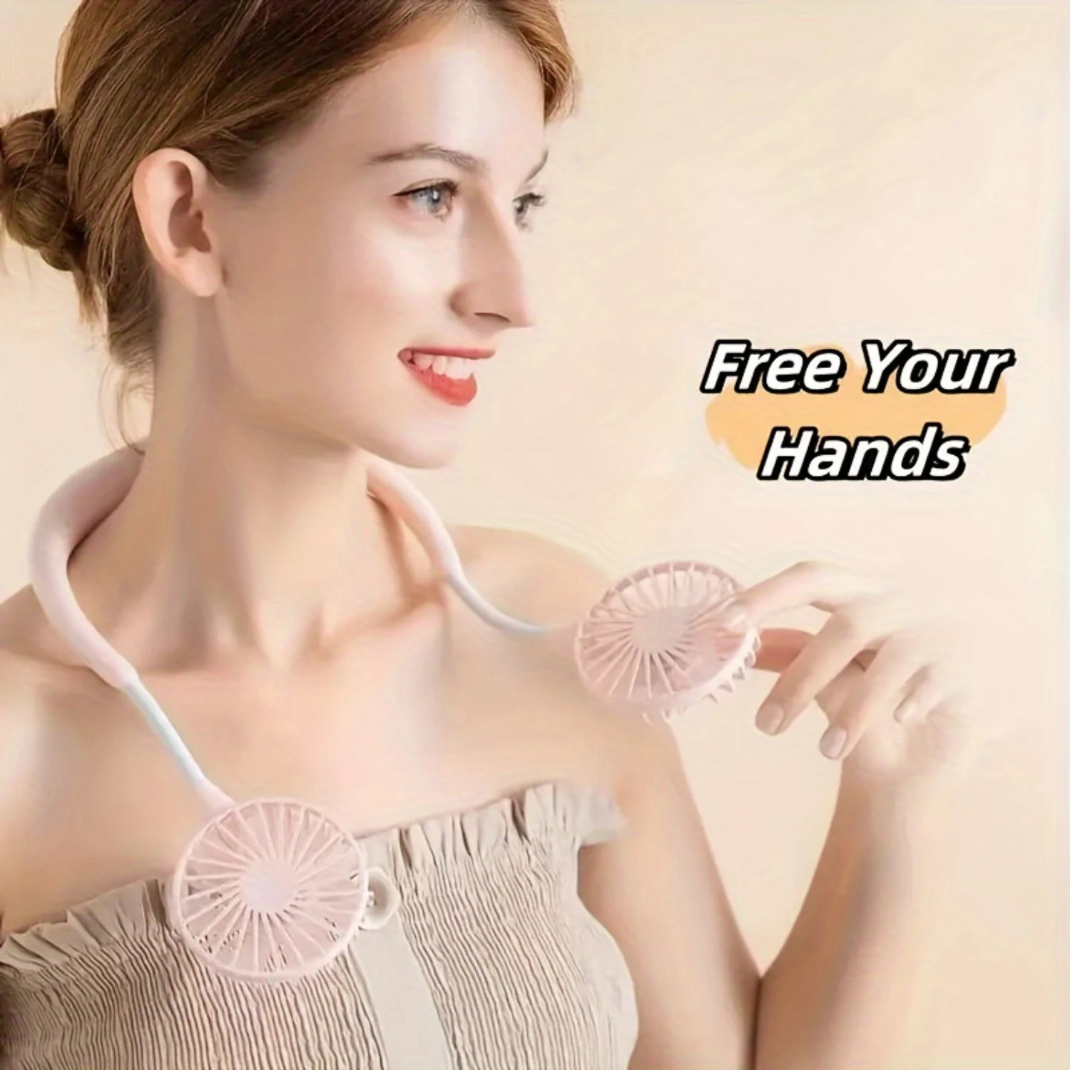 1pc USB Rechargeable Portable Neck Fan, Hands-Free Personal Wear Fan With ° Adjustable And 3-Speed Settings Wind For Travel, Of
1pc USB Rechargeable Portable Neck Fan, Hands-Free Personal Wear Fan With ° Adjustable And 3-Speed Settings Wind For Travel, Of