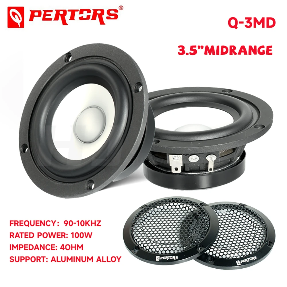 2pcs Car 3.5 Inch Midrange Speaker Audio Car 3.5 " Car Door Mid Range Tweeter Horn Sound System Max Power 300w With Mesh Cover
2pcs Car 3.5 Inch Midrange Speaker Audio Car 3.5 " Car Door Mid Range Tweeter Horn Sound System Max Power 300w With Mesh Cover