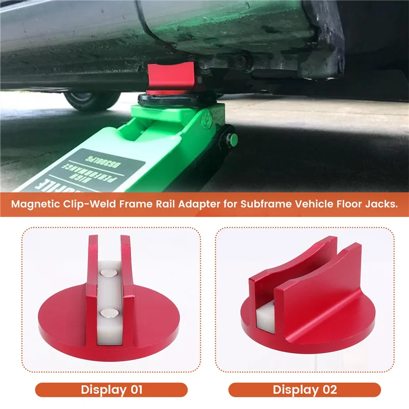 A03Z-1Pcs Aluminum Slotted Floor Magnetic Jack Pad Frame Rail Adapter For Pinch Weld Side Pad
A03Z-1Pcs Aluminum Slotted Floor Magnetic Jack Pad Frame Rail Adapter For Pinch Weld Side Pad