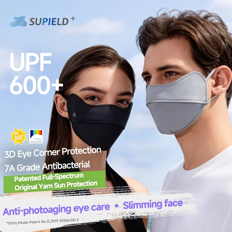 Supield UPF 600+ Sunscreen Mask for Women, Full Eye Protection, 7A Antibacterial 3D Sun Mask
Supield UPF 600+ Sunscreen Mask for Women, Full Eye Protection, 7A Antibacterial 3D Sun Mask