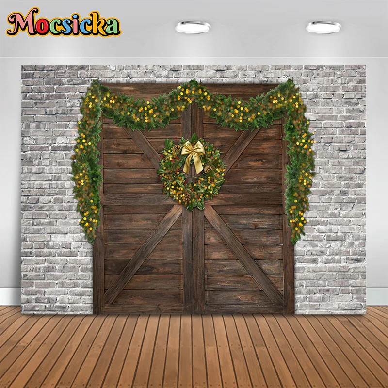 Mocsicka Christmas Photography Background Winter Wooden Door New Year Party Family Portrait Kids Photo Backdrop Banner Props
Mocsicka Christmas Photography Background Winter Wooden Door New Year Party Family Portrait Kids Photo Backdrop Banner Props
