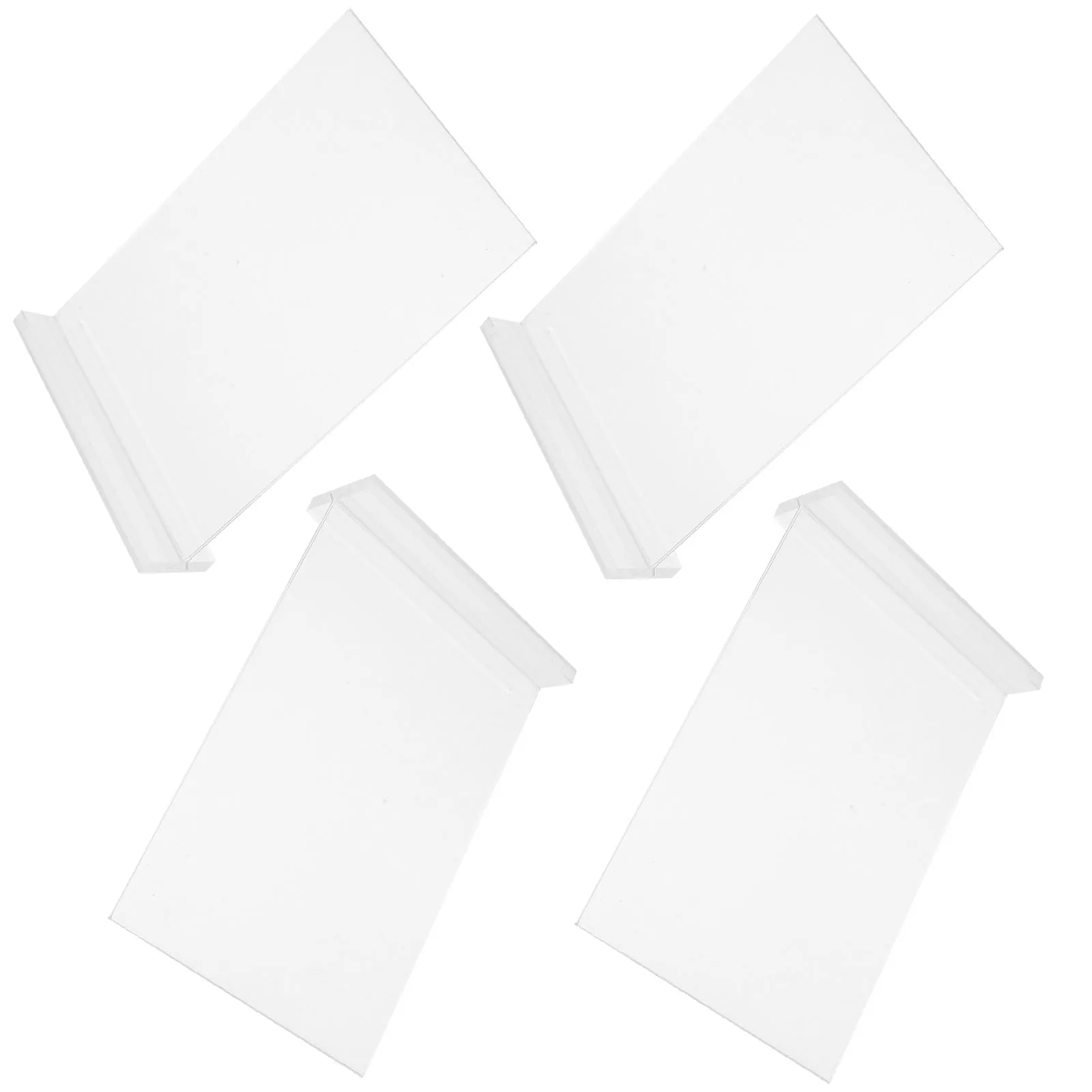 4pcs Transparent Acrylic Table Sign Poster Board Clear Display Stand Price Tag Holder 15x10cm Menu Nameplate Signage
4pcs Transparent Acrylic Table Sign Poster Board Clear Display Stand Price Tag Holder 15x10cm Menu Nameplate Signage