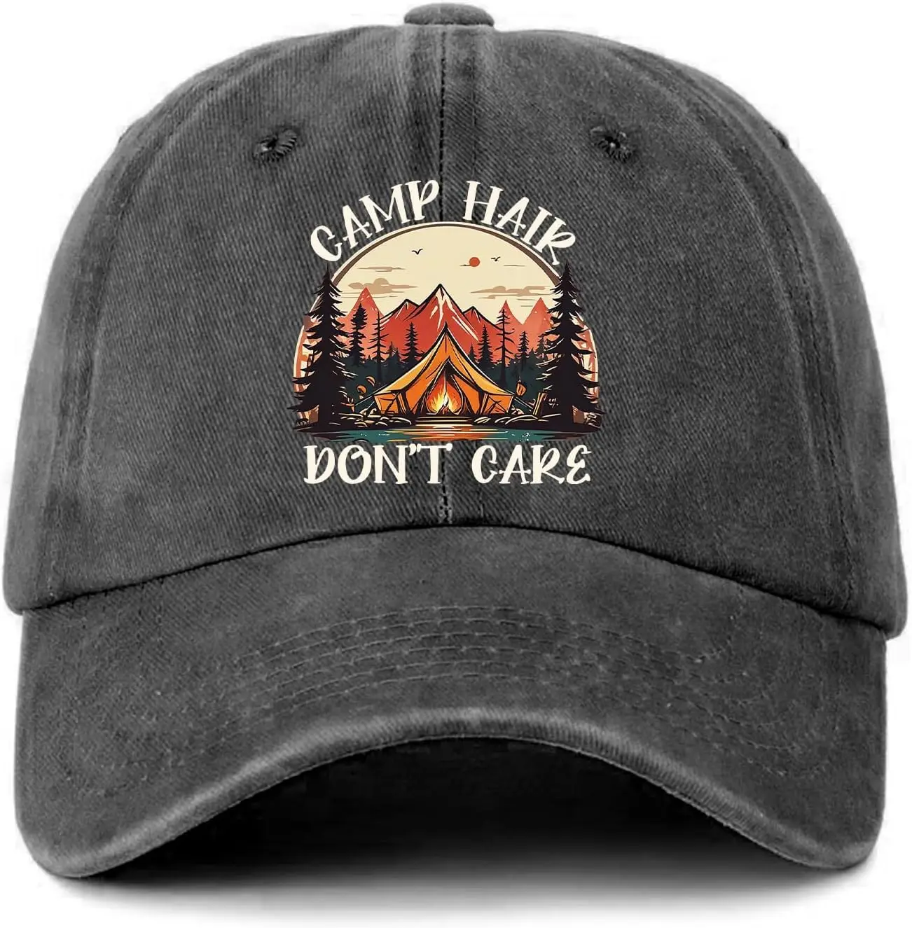 Забавные кепки для кемпинга, бейсболки с принтом Camp Hair Don't Care, классические хлопковые регулируемые мытые бейсболки для мужчин
Забавные кепки для кемпинга, бейсболки с принтом Camp Hair Don't Care, классические хлопковые регулируемые мытые бейсболки для мужчин