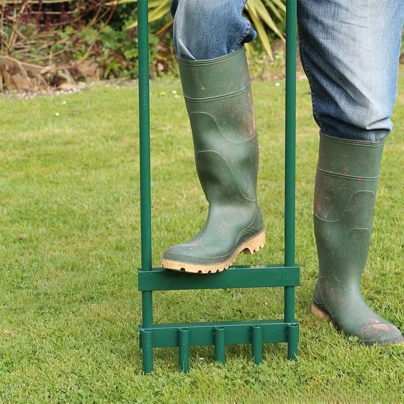 Manual Lawn Aerator Tool, Heavy-duty Carbon Steel Nail Aerator, Manual Farmland Loosening Aerator For Garden Care
Manual Lawn Aerator Tool, Heavy-duty Carbon Steel Nail Aerator, Manual Farmland Loosening Aerator For Garden Care