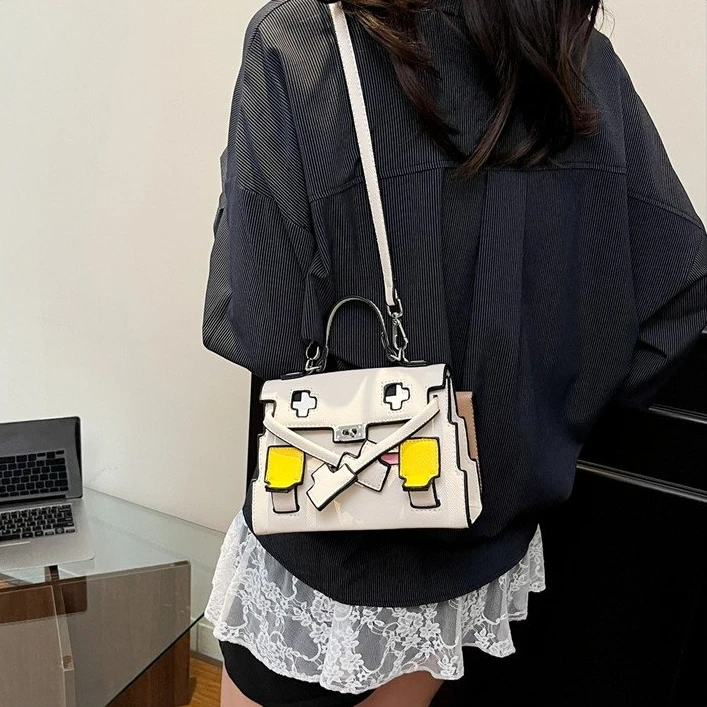 High-End Niche Design Women's Bag - Trendy Color Block Crossbody Bag, Versatile Stylish Top-Handle Purse
High-End Niche Design Women's Bag - Trendy Color Block Crossbody Bag, Versatile Stylish Top-Handle Purse