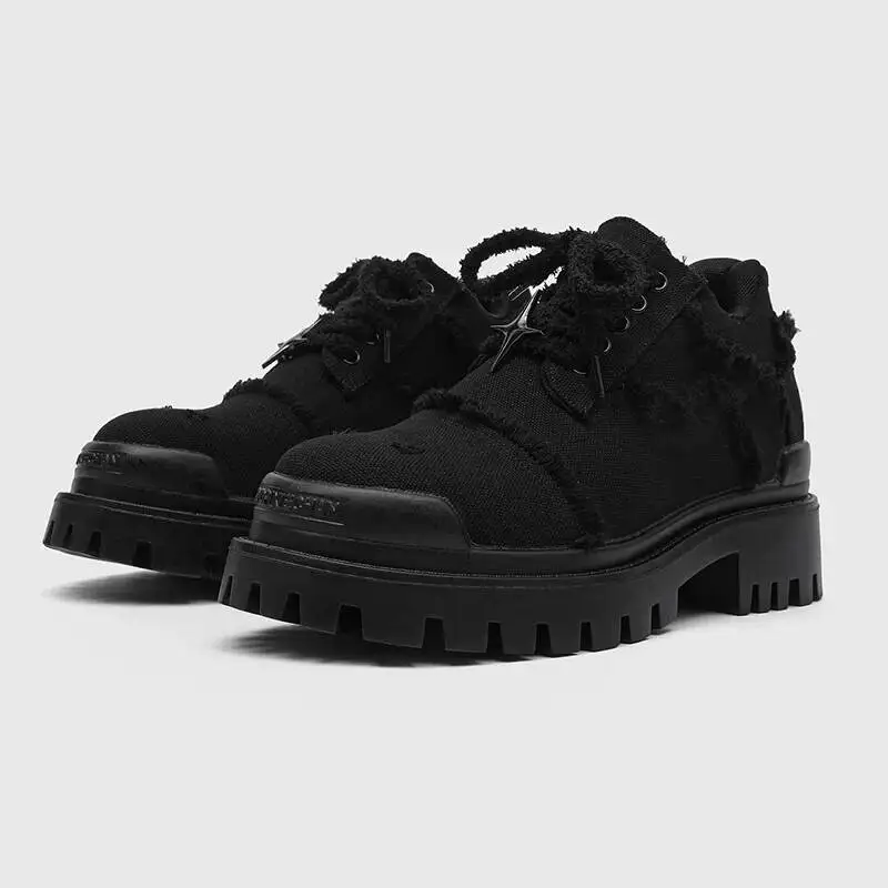 Derby Thick soled Men's cloth Shoes The latest designer trend style Fashionable Outdoor Leisure Party Plus Size -46 Black shoes
Derby Thick soled Men's cloth Shoes The latest designer trend style Fashionable Outdoor Leisure Party Plus Size -46 Black shoes