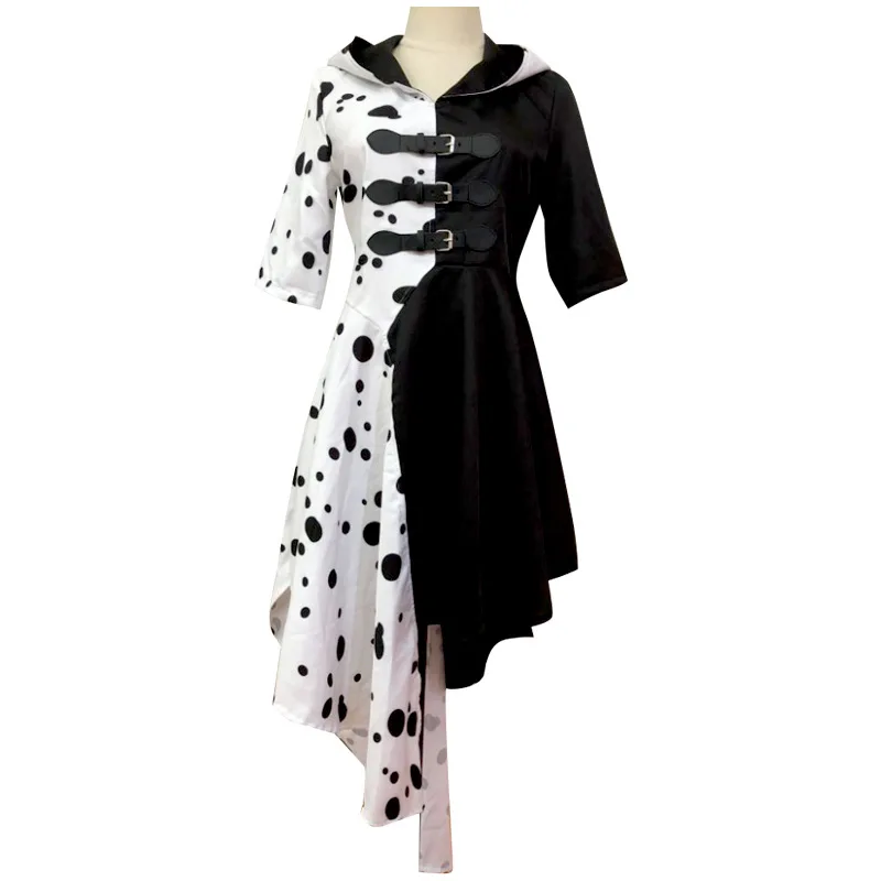 Cruella De Vil Cosplay Costume 101 Dalmatians Black And White Witch Cos Play Performance Costume
Cruella De Vil Cosplay Costume 101 Dalmatians Black And White Witch Cos Play Performance Costume