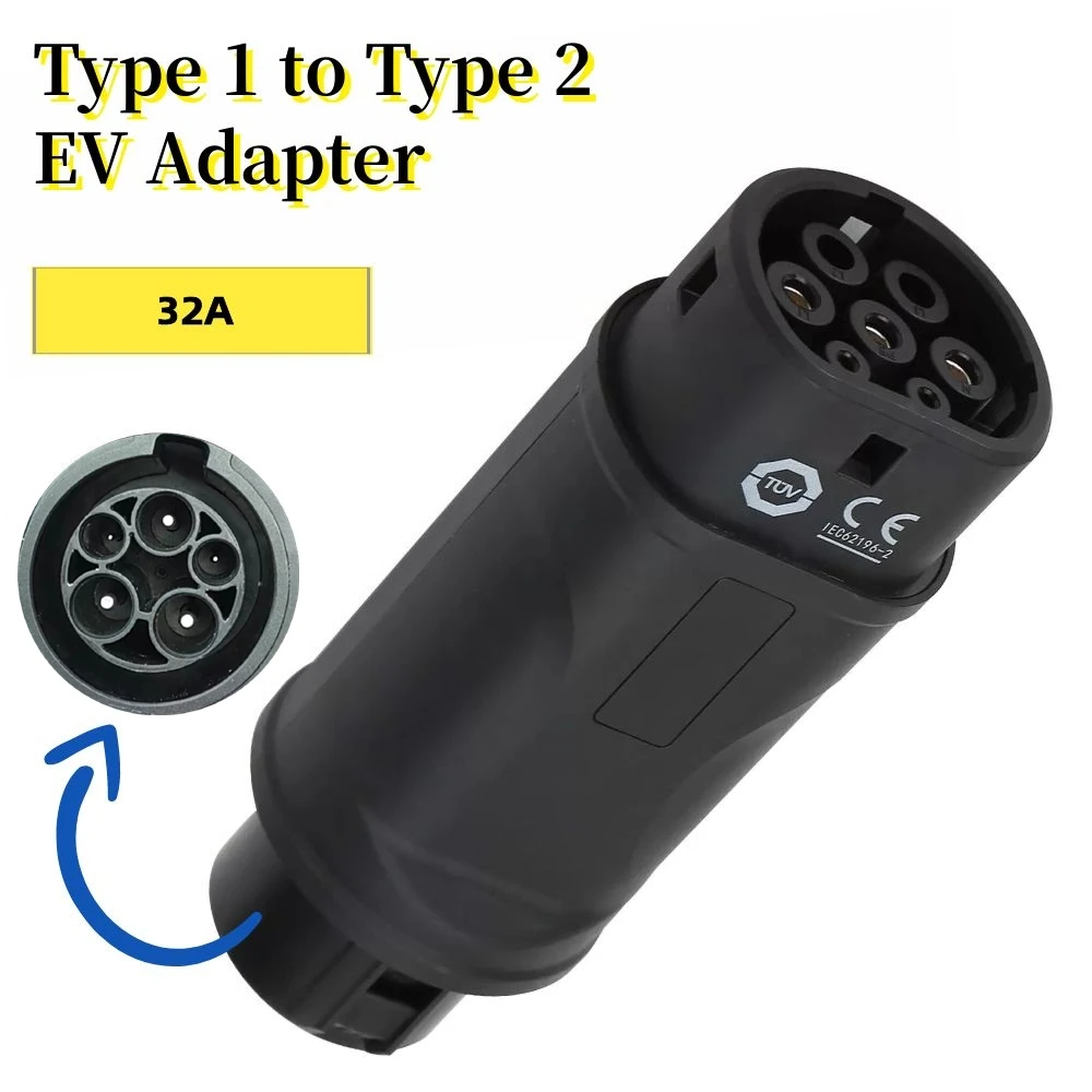 EV адаптер SAE J1772 тип 1 на тип 2 EVSE адаптер для зарядки электрического автомобиля преобразователь разъем 32A для IEC 62196 автомобильные аксессуары
EV адаптер SAE J1772 тип 1 на тип 2 EVSE адаптер для зарядки электрического автомобиля преобразователь разъем 32A для IEC 62196 автомобильные аксессуары
