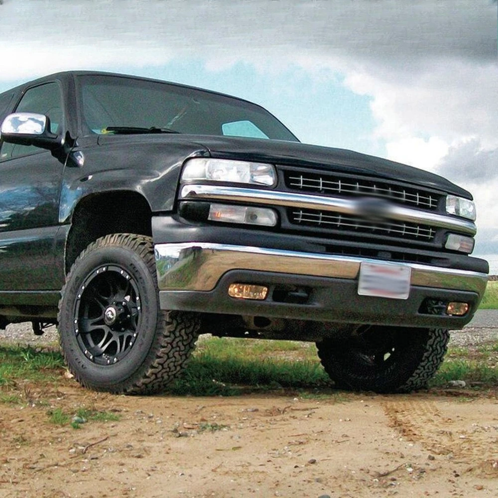 Clear/Black LED Tube DRL Headlight & Fog Lights Fit For 99-06 Silverado/Suburban
Clear/Black LED Tube DRL Headlight & Fog Lights Fit For 99-06 Silverado/Suburban
