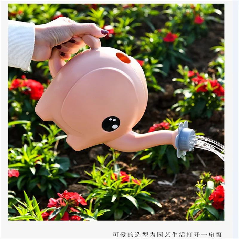 Cartoon Elephant Watering Can, Kids Bath Toy and Small Garden Sprayer for Home Kindergarten
Cartoon Elephant Watering Can, Kids Bath Toy and Small Garden Sprayer for Home Kindergarten
