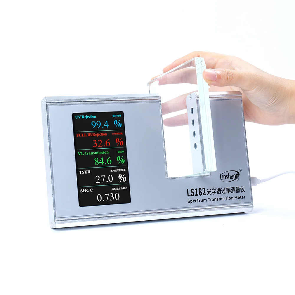 Hot Sale LS182 Uv IR Vlt Tint Transmission Meter Inspector SHGC TSER Tester Window Tint Tester
Hot Sale LS182 Uv IR Vlt Tint Transmission Meter Inspector SHGC TSER Tester Window Tint Tester