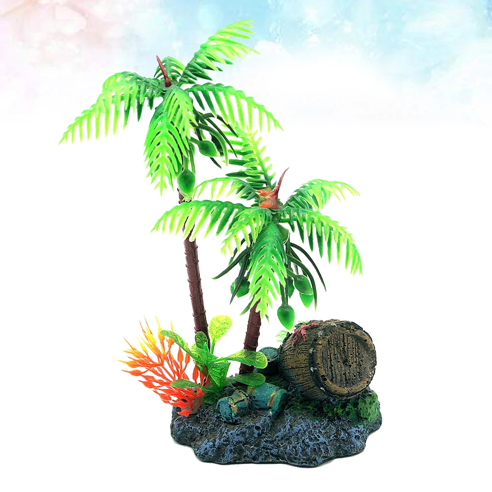 Creative Simulation Coconut Trees Plastic Artificial Bonsai Green Pot Decorative Miniascape Easy Clean Durable Safe for Aquarium
Creative Simulation Coconut Trees Plastic Artificial Bonsai Green Pot Decorative Miniascape Easy Clean Durable Safe for Aquarium