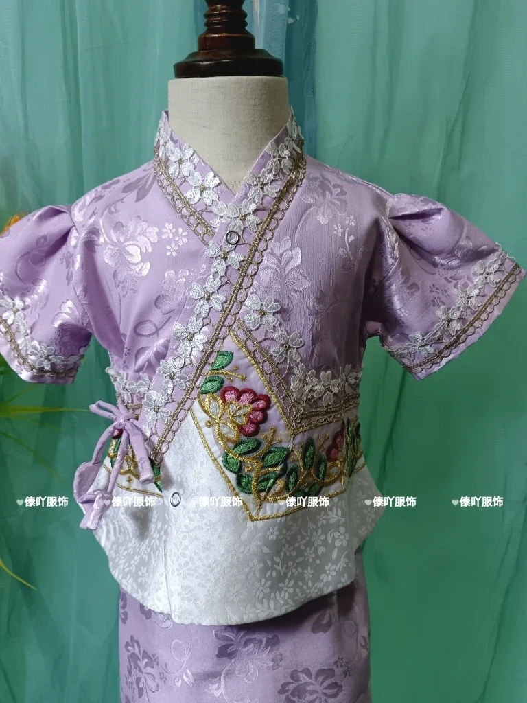 Тайское платье для девочек, новое летнее этническое платье с вышивкой
Тайское платье для девочек, новое летнее этническое платье с вышивкой