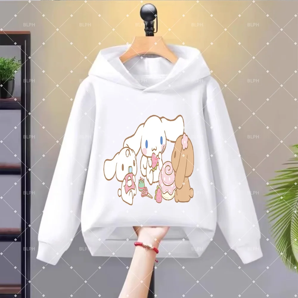 Cute Sanrio Cinnamoroll Print Kids Hoodie, Soft and Comfortable Long-Sleeve Sweatshirt for Girls Boys, Adorable Cartoon Pullover
Cute Sanrio Cinnamoroll Print Kids Hoodie, Soft and Comfortable Long-Sleeve Sweatshirt for Girls Boys, Adorable Cartoon Pullover