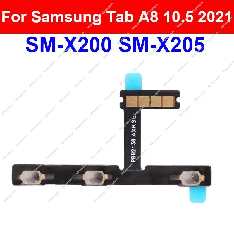 Для Samsung Galaxy Tab A8 10,5 2021 X200 X205 SM-X200 SM-X205 Кнопки включения и выключения громкости вверх и вниз Замена гибкого кабеля
Для Samsung Galaxy Tab A8 10,5 2021 X200 X205 SM-X200 SM-X205 Кнопки включения и выключения громкости вверх и вниз Замена гибкого кабеля