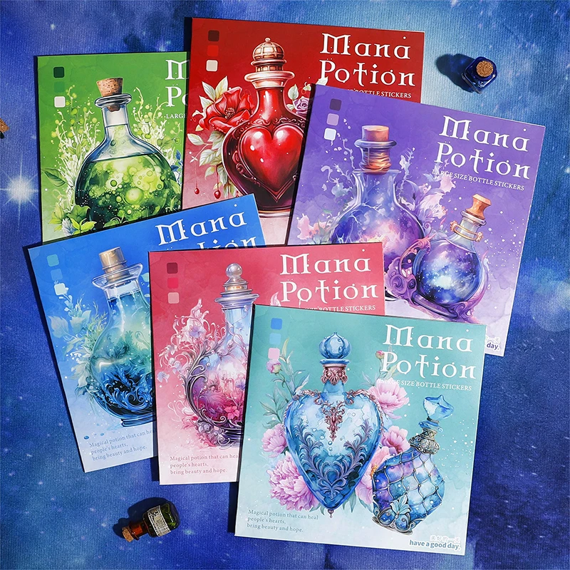 10 Pcs Cute Potion containers bottles Stickers DIY Decoration PET Scrapbook Stickers For Planners Scrapbooking Laptops
10 Pcs Cute Potion containers bottles Stickers DIY Decoration PET Scrapbook Stickers For Planners Scrapbooking Laptops