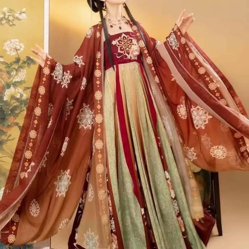 Large Size 8XL Chinese Hanfu Dress Women Oversized Halloween Cosplay Costume Ancient Tang Suits Hanfu Suitable For Ladies 120KG
Large Size 8XL Chinese Hanfu Dress Women Oversized Halloween Cosplay Costume Ancient Tang Suits Hanfu Suitable For Ladies 120KG