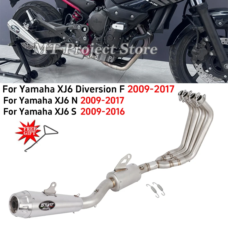  Motorcycle Exhaust System Muffler Front Link Pipe Escape DB Killer For YAMAHA XJ6N XJ6S XJ6 N S XJ6 Diversion F 2009 - 2017
Motorcycle Exhaust System Muffler Front Link Pipe Escape DB Killer For YAMAHA XJ6N XJ6S XJ6 N S XJ6 Diversion F 2009 - 2017